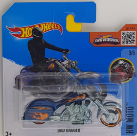 Picture of 2016 Bad Bagger HW Moto Hidden Treasure Short Card cars