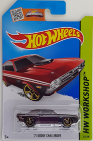 Picture of 2015 71 dodge challenger HW Workshop Majenta Metallic cars.