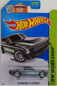 Picture of 2015 65 Mustang 2+2 Fastback Silver HW Workshop cars.