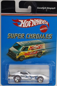 Picture of Corvette Sting Ray White Super Chromes