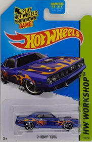 Picture of 2015 71 Hemi Cuda Blue HW Workshop