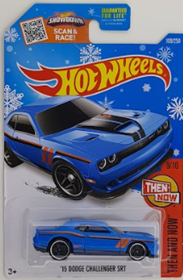 Picture of '15 Dodge Challenger SRT #9of10 Then and Now Snow Flake Card