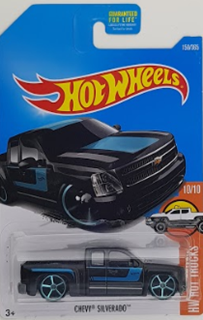 Picture of Chevy Silverado Black #10of10 HW Hot Trucks